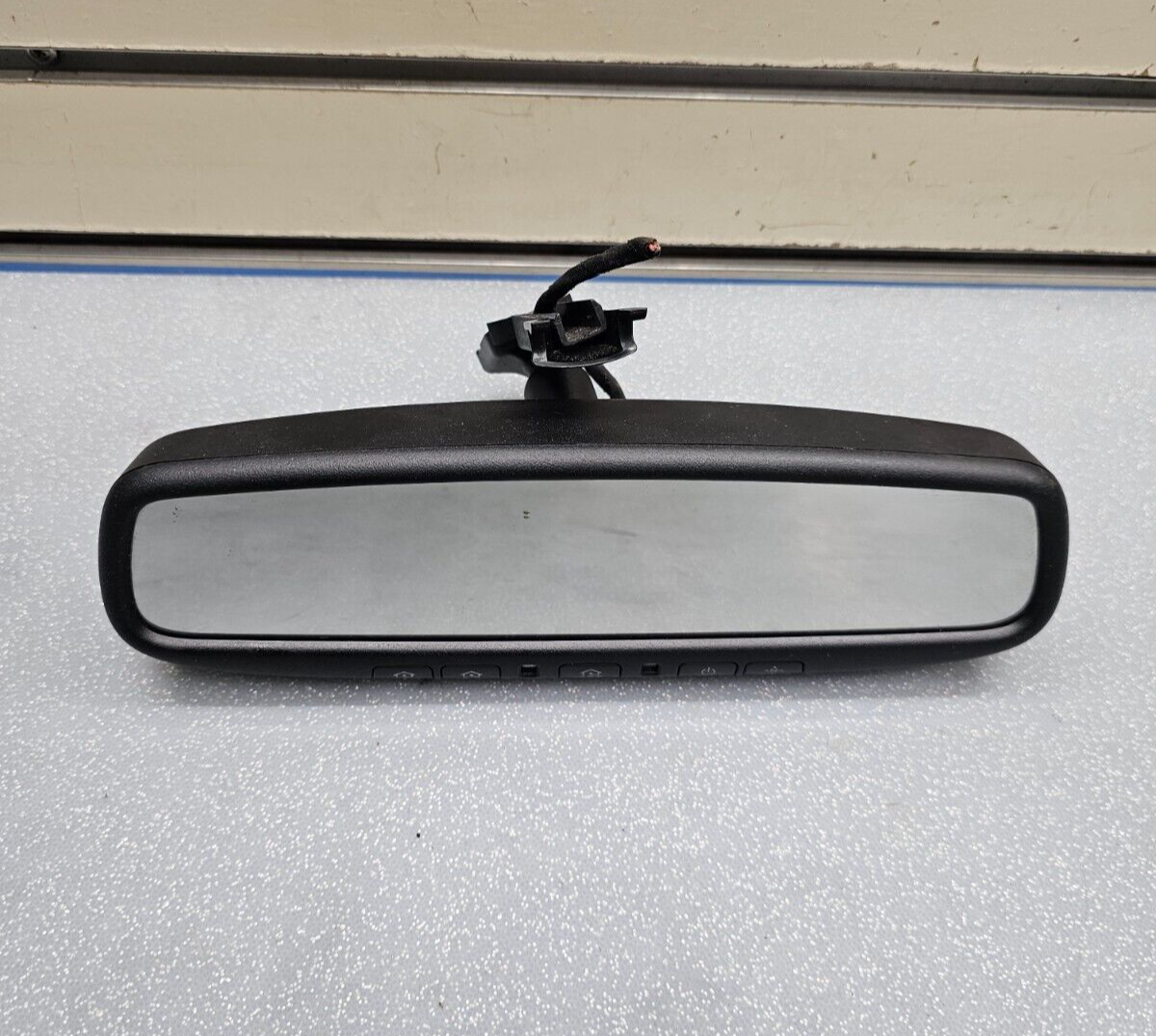🔥06-09 HYUNDAI SONATA GENTEX-453 REAR VIEW MIRROR HIDDEN BLUE COMPASS AUTO DIM