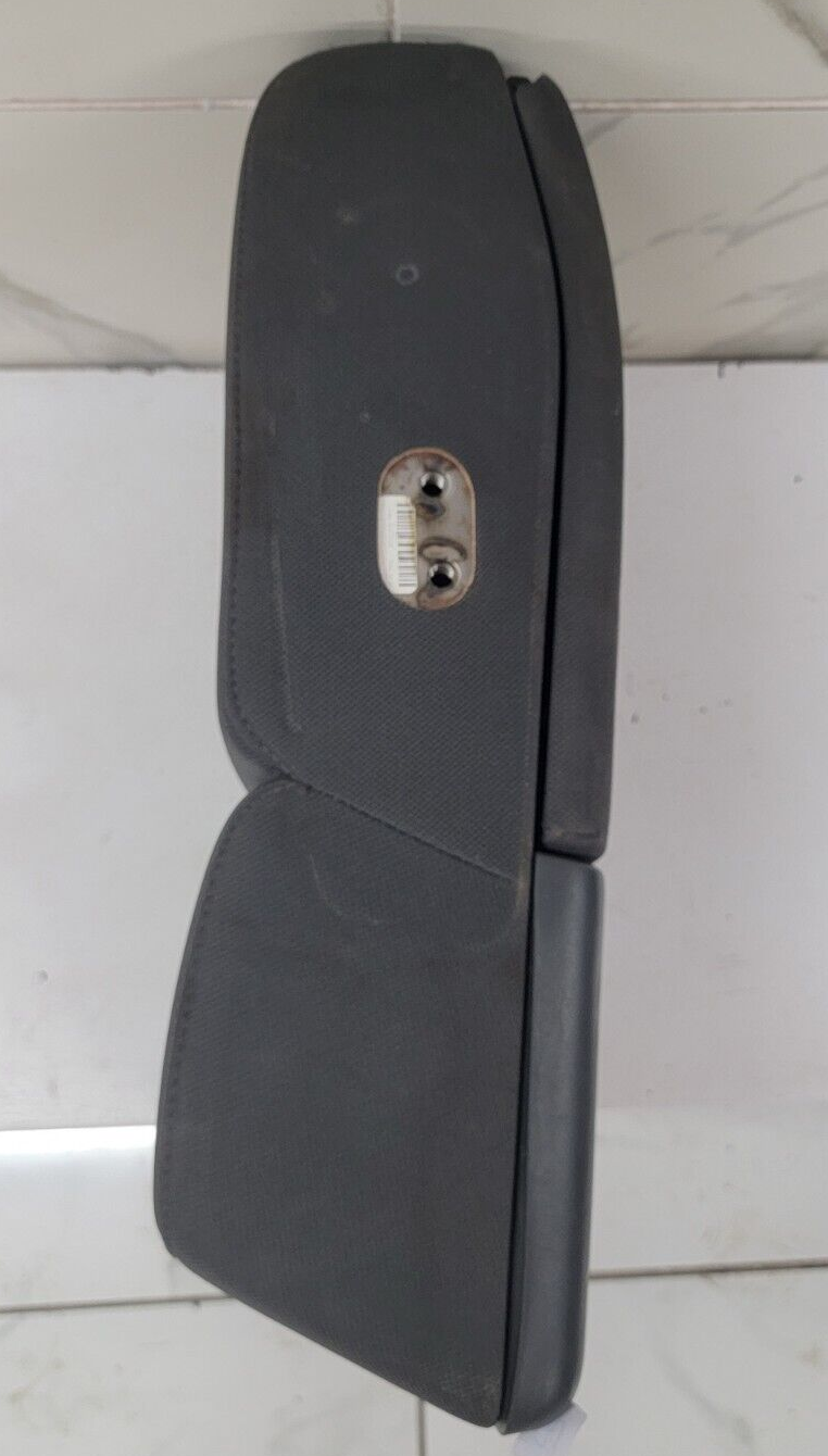 04-08 Ford F-150 Jump Seat Center Console Armrest Cup Holder Cloth Dark Gray JS1