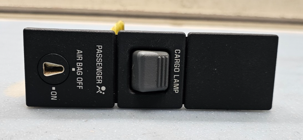 🔥95-99 CHEVY GMC TAHOE YUKON C/K TRUCK DASH AIR PASSENGER BAG CARGO LAMP SWITCH