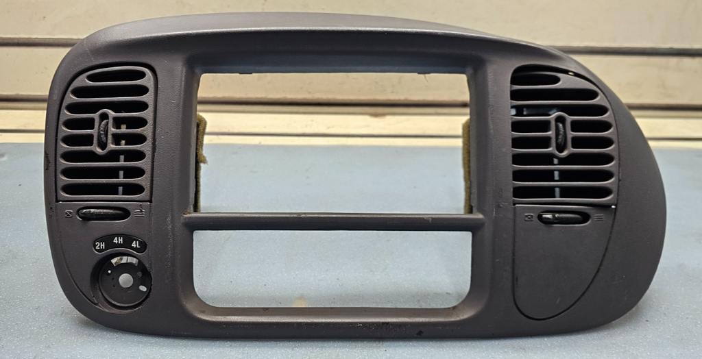🔥97-03 Ford F150 F-150 Dash Radio Stereo Climate BEZEL Trim Panel Line GRAY B1