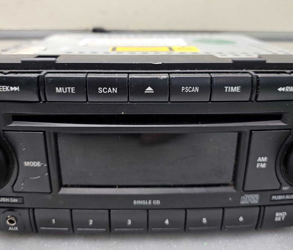 🔥2004-2010 Jeep Dodge Chrysler Front Dash Radio AM FM CD Aux Input OEM