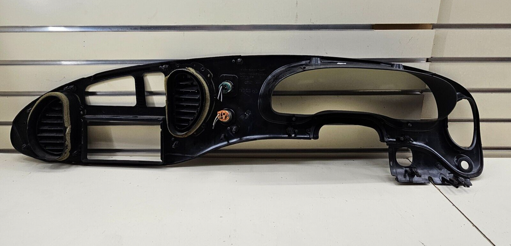 🔥97-03 Ford E-150 Econoline Dash Gauge Cluster Bezel Climate Radio Trim Black