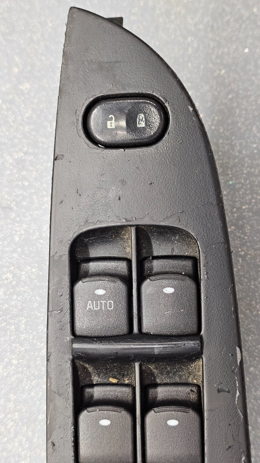 🔥07-09 Saturn Aura Left Driver Master Power Door Window Switch Assembly Black