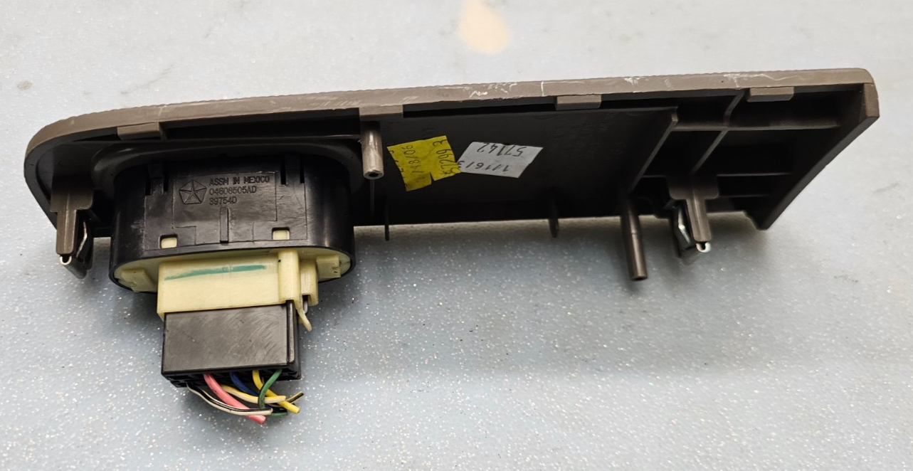🔥01-06 Sebring Stratus Mirror Power Window Trim Control Switch Assembly Gray