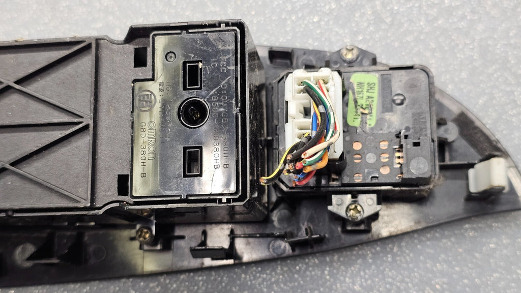 🔥05-10 Odyssey LH Left Driver Master Door Power Window Switch Push Pull Black