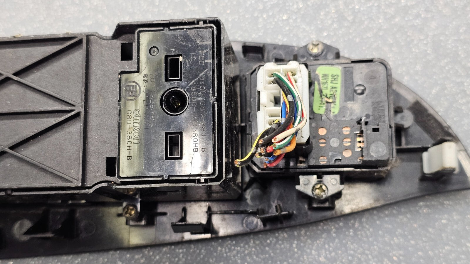 🔥05-10 Odyssey LH Left Driver Master Door Power Window Switch Push Pull Black