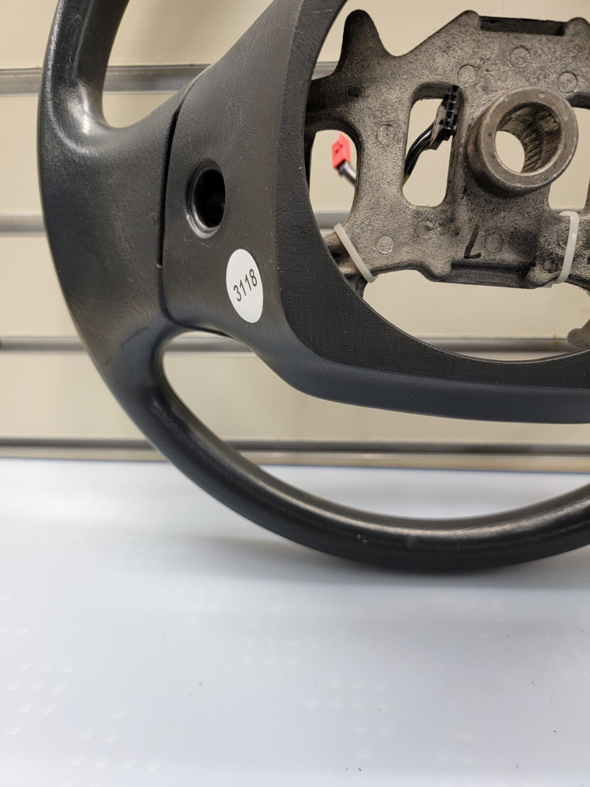 🔥1997-2003 Ford F-150 Leather Steering Wheel Cruise Dash Black