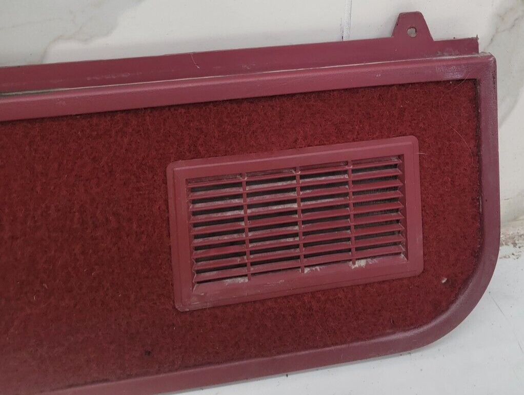 92-96 Ford F150 BRONCO Interior DOOR PANEL Front LEFT LOWER Trim Cloth RED D15