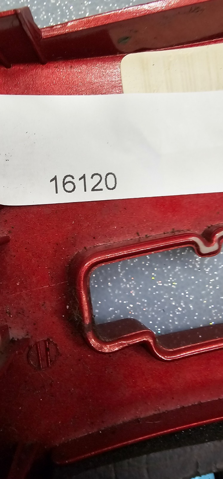 🔥07-09 DODGE CALIBER GEAR TRANSMISSION SHIFTER SHIFT BEZEL TRIM RED