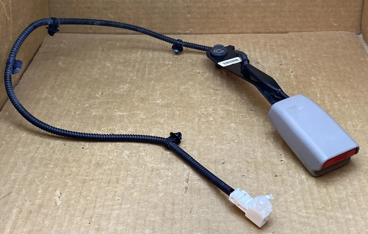 🔥2008-2012 Honda Accord Front Left Driver Side Seat Belt Seatbelt Buckle Gray