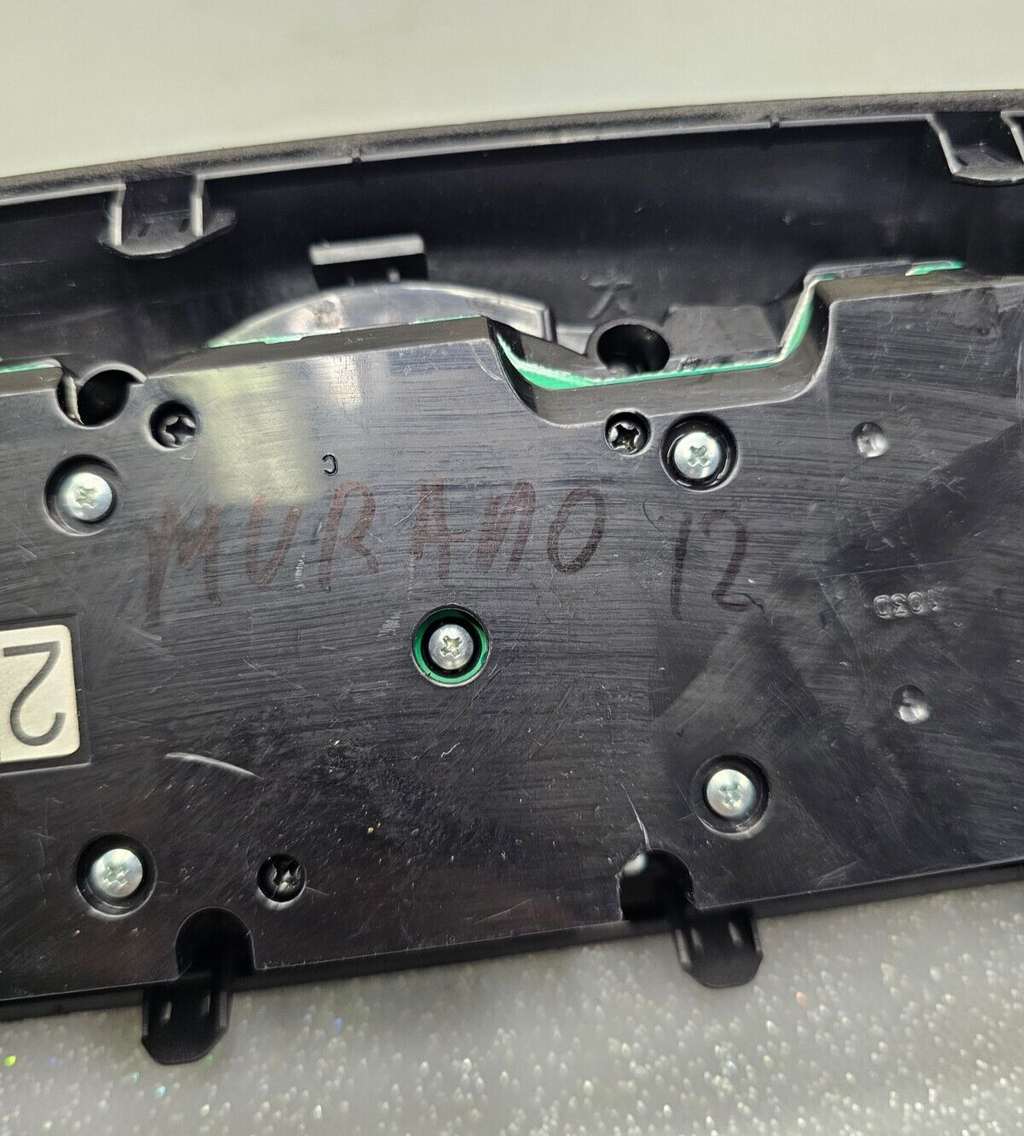 09-14 Nissan Murano Front Dash AC Heater Temperature Climate Control Conditioner