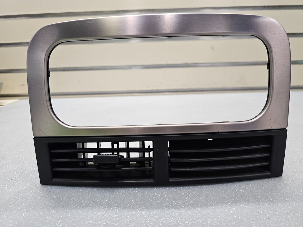 🔥99-04 Jeep Grand Cherokee Center Dash RADIO Bezel A/C Air Vent Trim SILVER