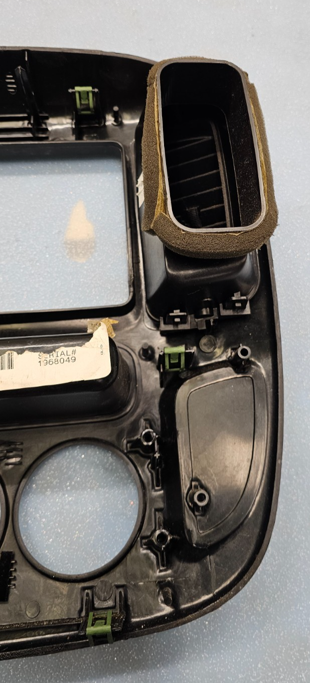 🔥2001-2007 FORD ESCAPE CENTER DASH RADIO A/C CLIMATE TRIM BEZEL BLACK OEM