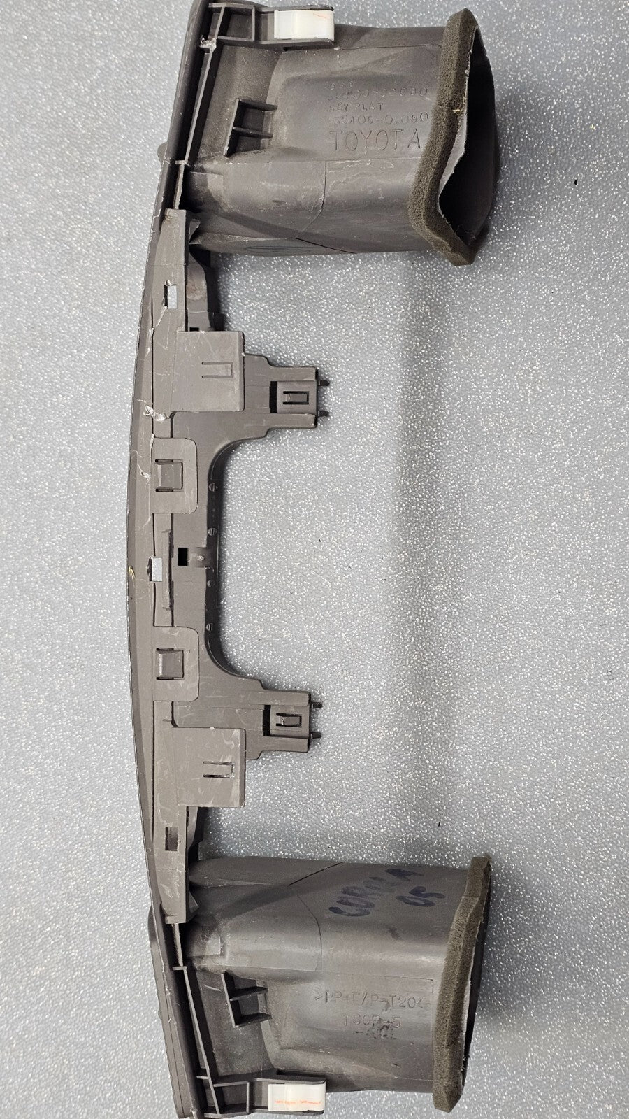 🔥03-08 TOYOTA COROLLA CENTER DASH RADIO SURROUND BEZEL TRIM PANEL OEM GRAY B28