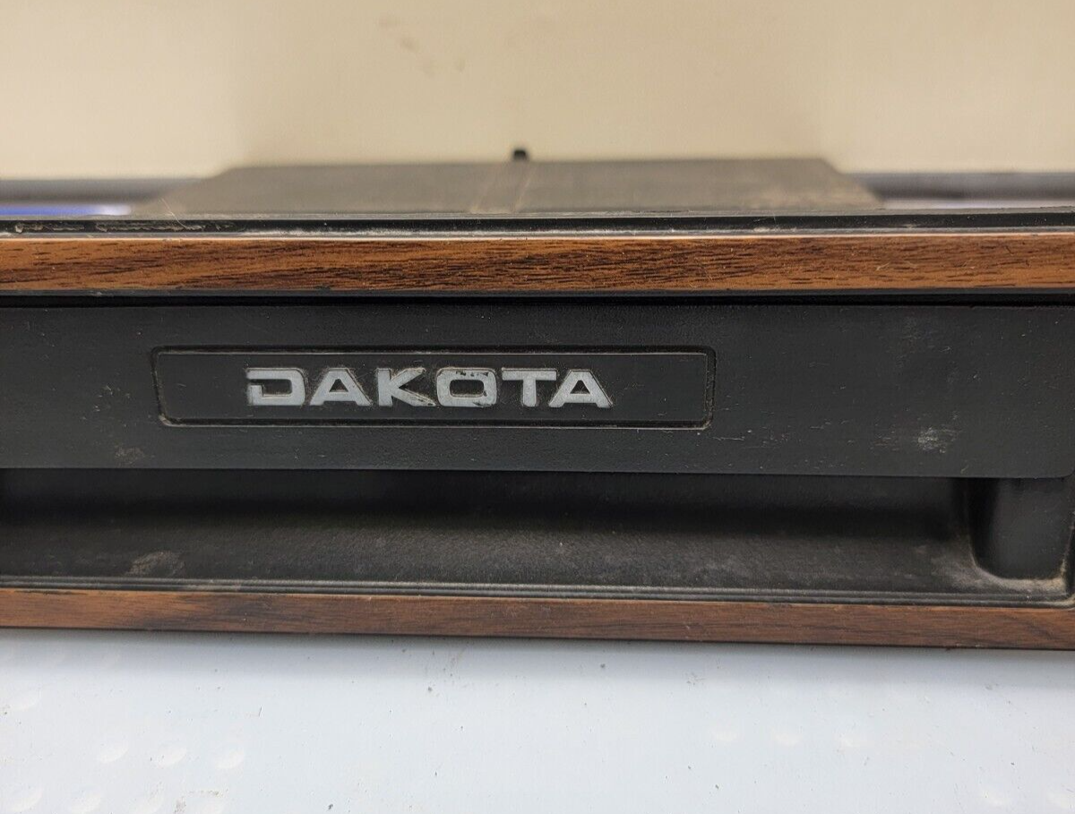 🔥87-96 Dodge Dakota Dash Slide Out Cup Holder & Bezel W/Vent Trim Woodgrain OEM