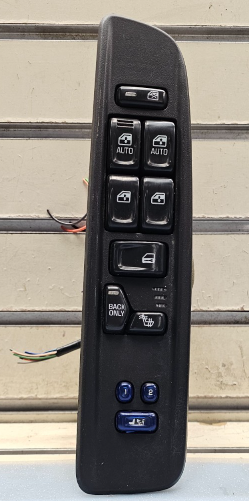 🔥02-05 GMC ENVOY Window Door Switch Front LEFT Master Driver Assembly BLACK OEM
