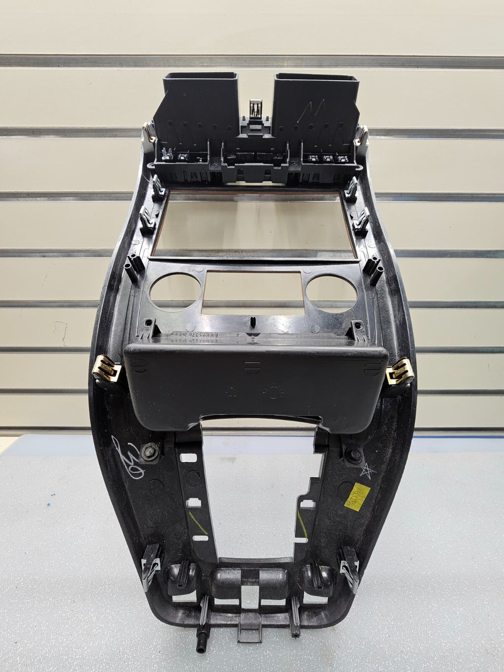 07-09 Equinox Center Dash Radio Climate Stereo Bezel Trim Panel SILVER/WOOD B43