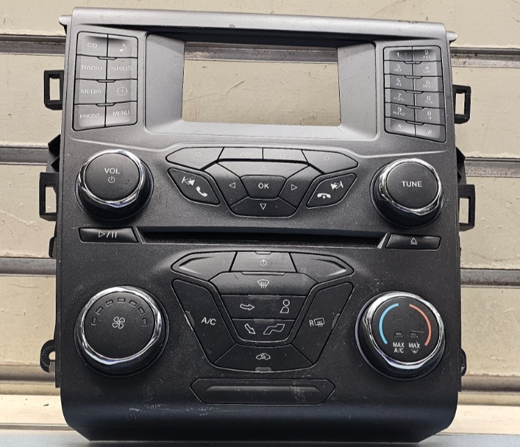 🔥13-16 FORD FUSION AUDIO RADIO CLIMATE CONTROL BEZEL SWITCH PANEL BLACK OEM