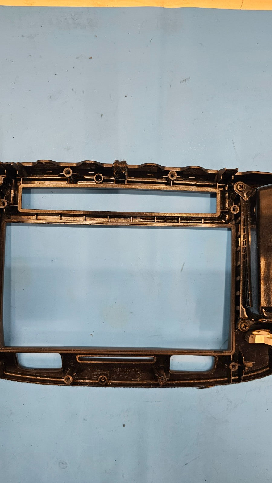 🔥06-11 Kia Rio Center Dash Trim AM FM Radio Stereo Display Bezel Climate Black