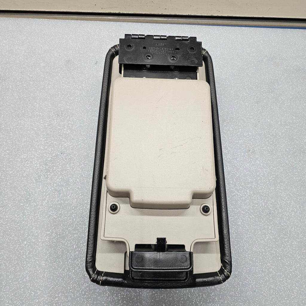 10-12 Fusion Milan Front Center Console Lid Armrest Cover Top Pad Assembly Black