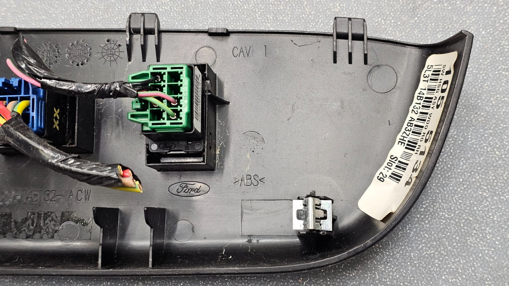 🔥04-08 Ford F150 Right Passenger Power Window 2 Door Switch Control Black WS24