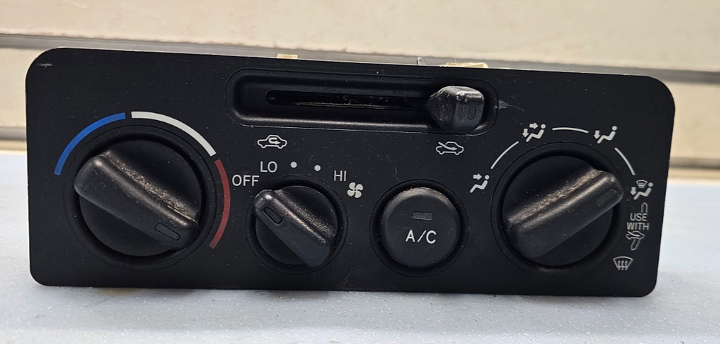 🔥98-00 Chevy Prizm Dash A/C AC HVAC Heater Temperature Climate Control Black
