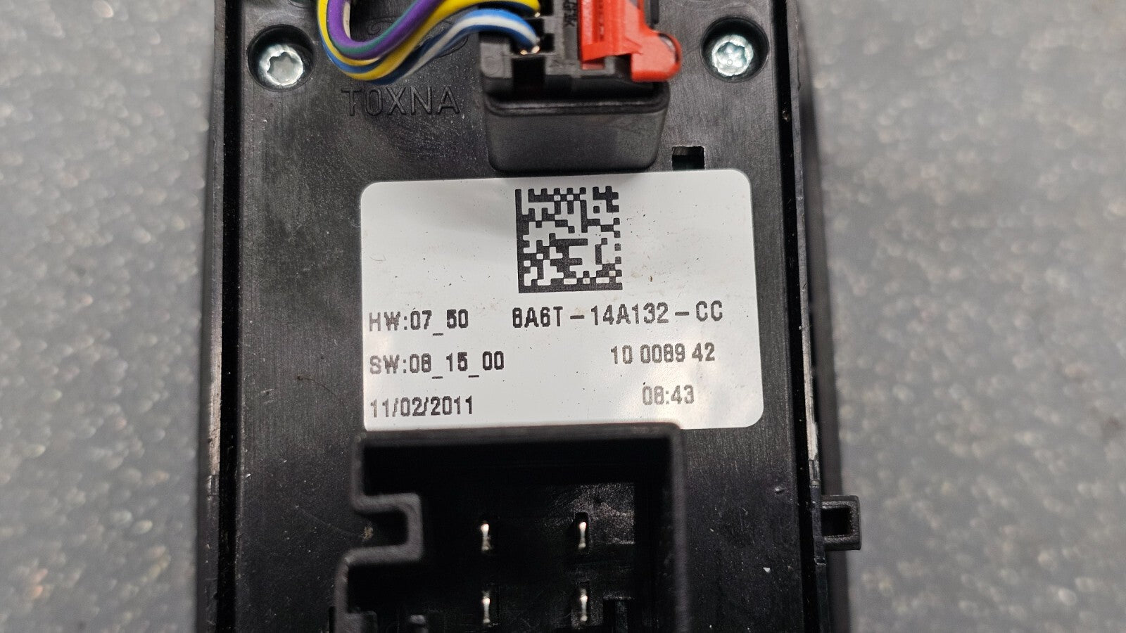 🔥11-13 Ford Fiesta Left Driver Master Door Window Control Switch Assembly Black