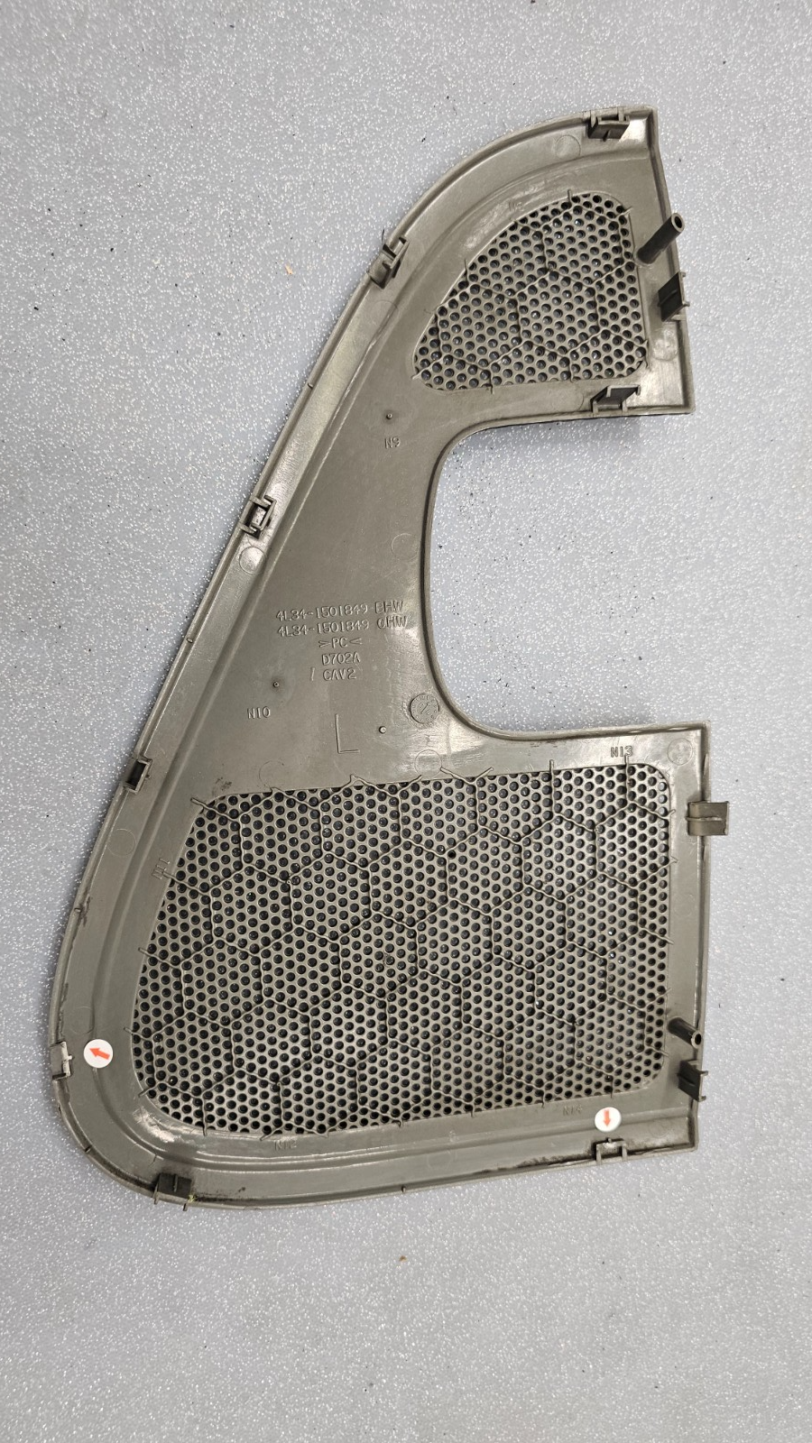 🔥04-08 Ford F150 Front Left Driver Door Panel Speaker Grille Cover Gray