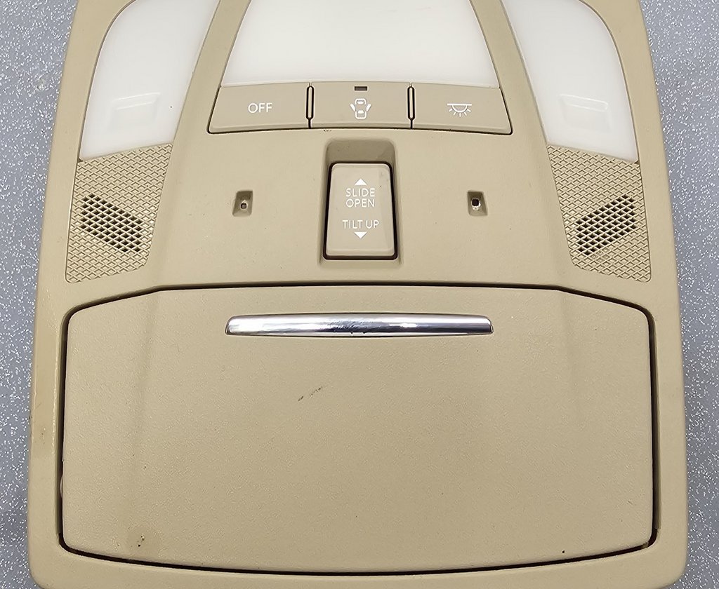 🔥10-13 Suzuki Kizashi Overhead Roof Console Dome Map Reading Light Lamp Tan