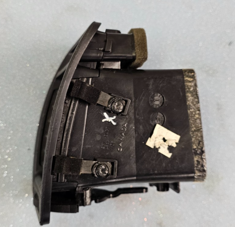 01-06 Acura MDX Dash Left Driver Master Air Vent Filter Heater Conditioner Black