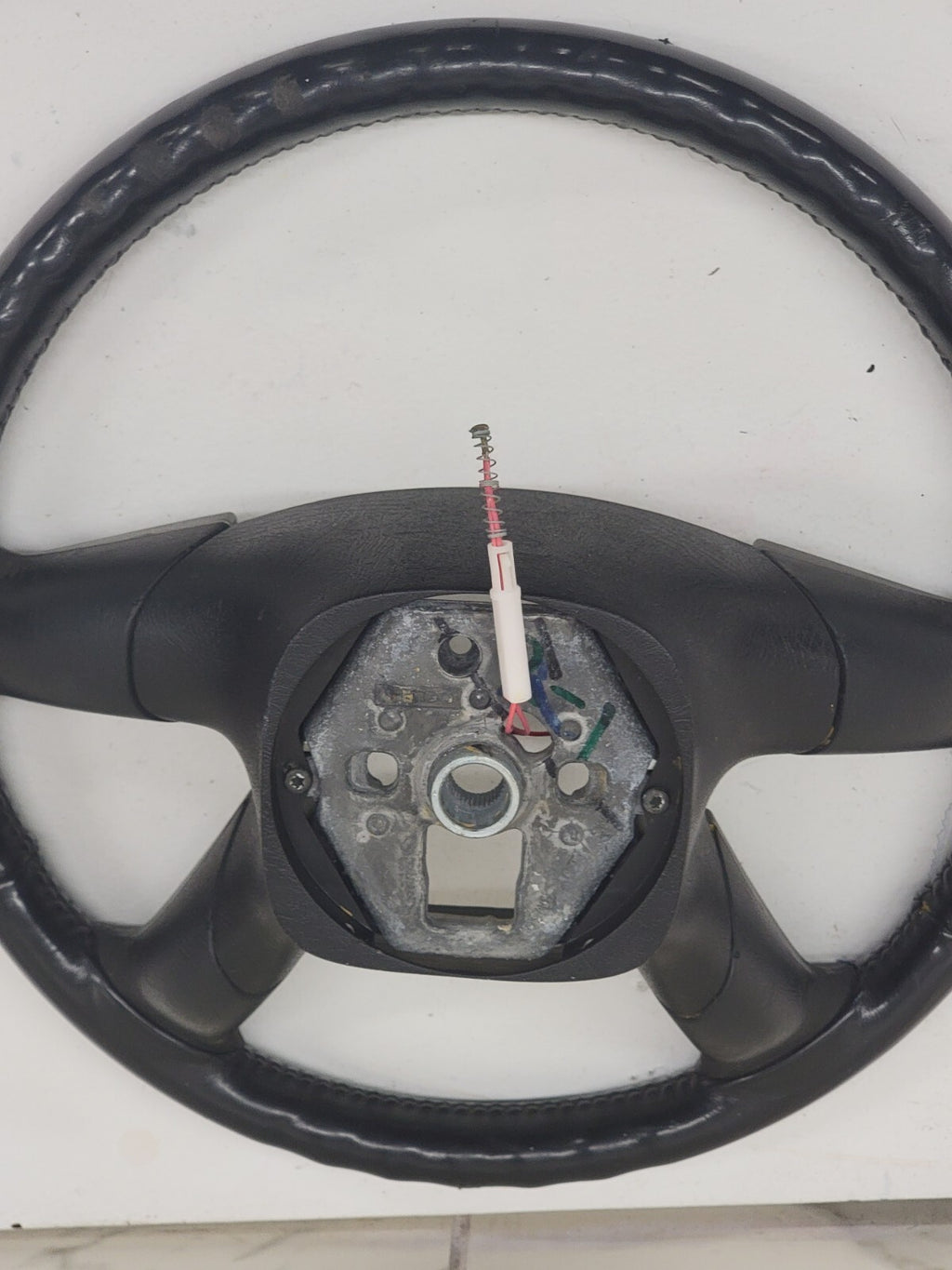 🔥03-06 SILVERADO SIERRA YUKON TAHOE SUBURBAN STEERING WHEEL LEATHER BLACK