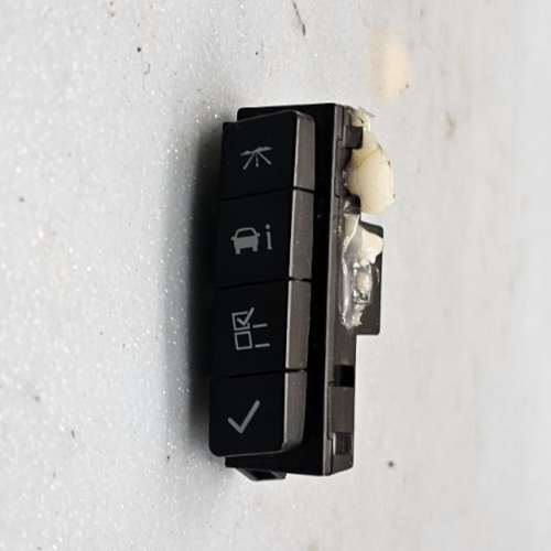 🔥07-14 Chevy Tahoe Sierra Silverado Dash Fuel Distance Information Switch Black