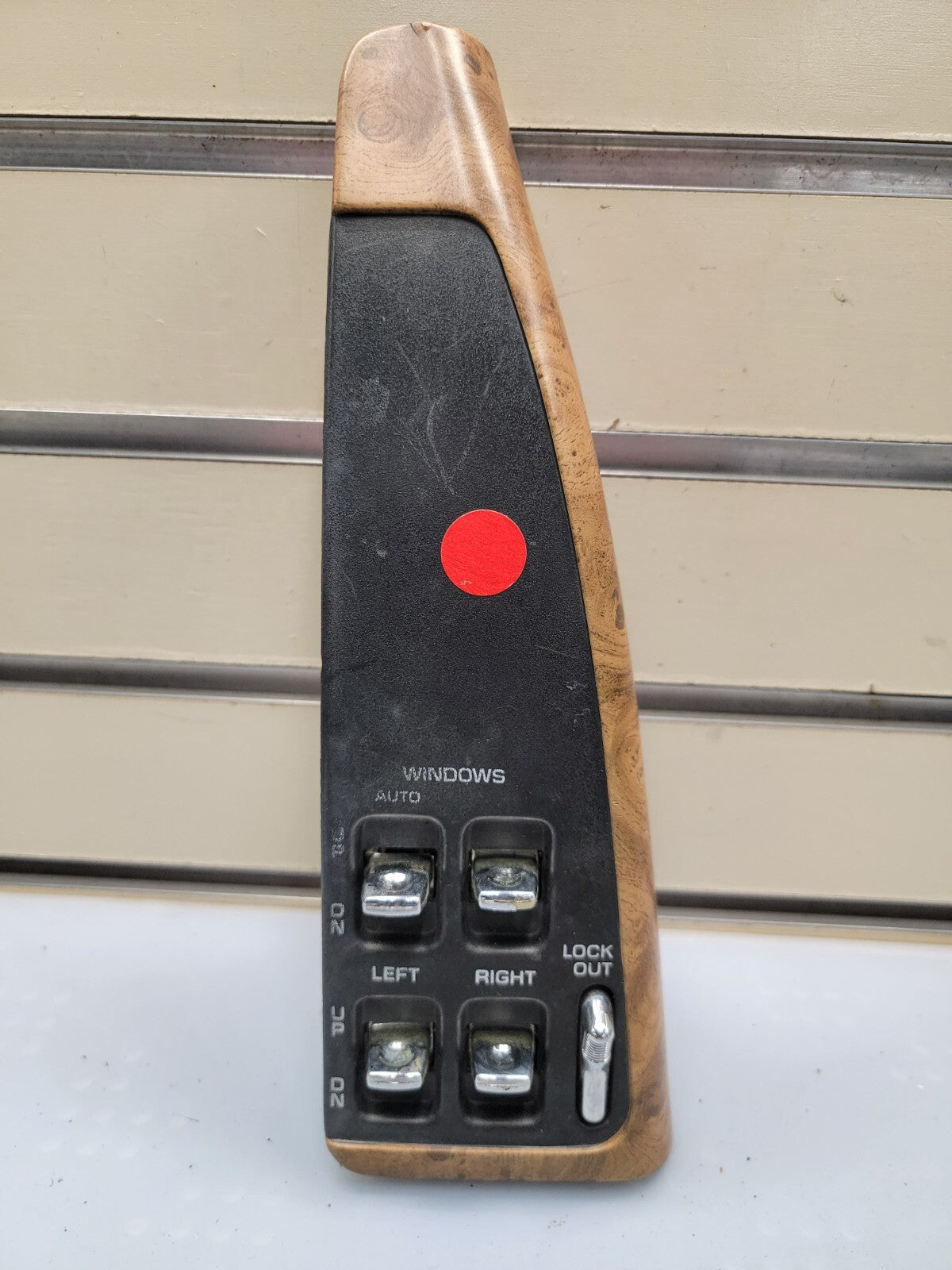 🔥1991-1996 Caprice Impala LEFT DRIVER Power Window Switch BLACK/woodgrain