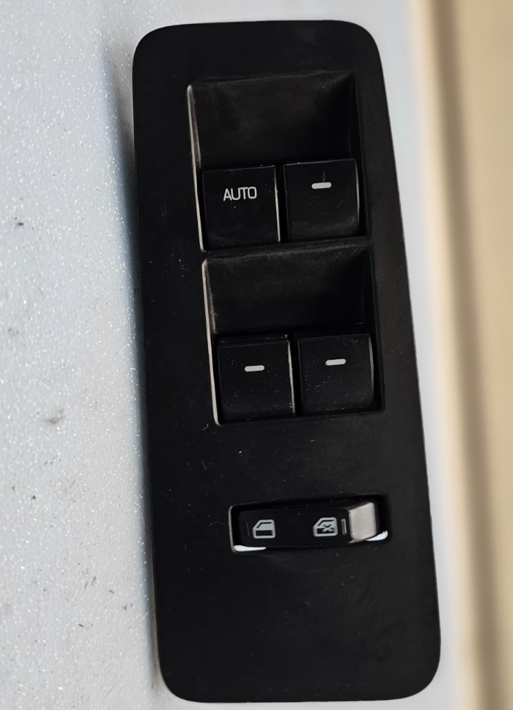 🔥09-12 FORD FLEX FRONT LEFT DRIVER MASTER POWER WINDOW PUSH PULL SWITCH BLACK