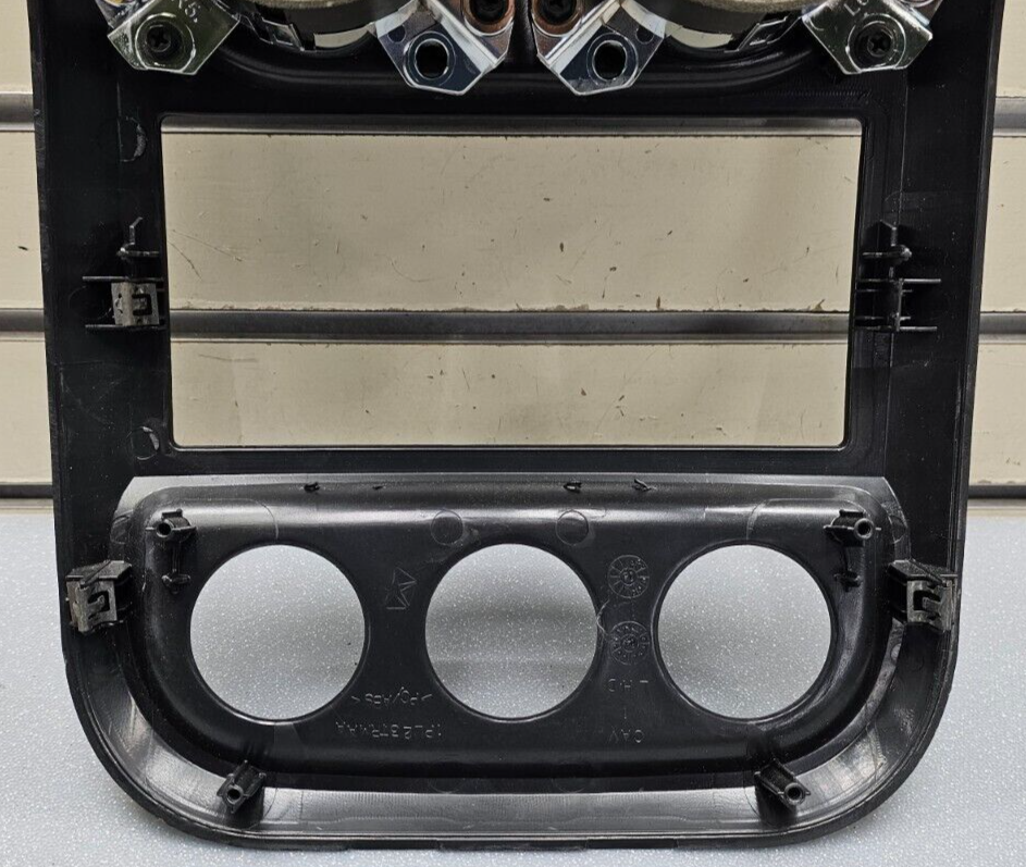 🔥10-16 Jeep Compass Patriot Center Radio Climate Dash Trim Bezel Vents BLACK