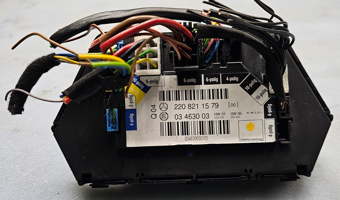 🔥00-06 Mercedes S500 S600 Memory Seat Heat Control Switch Assembly Black OEM