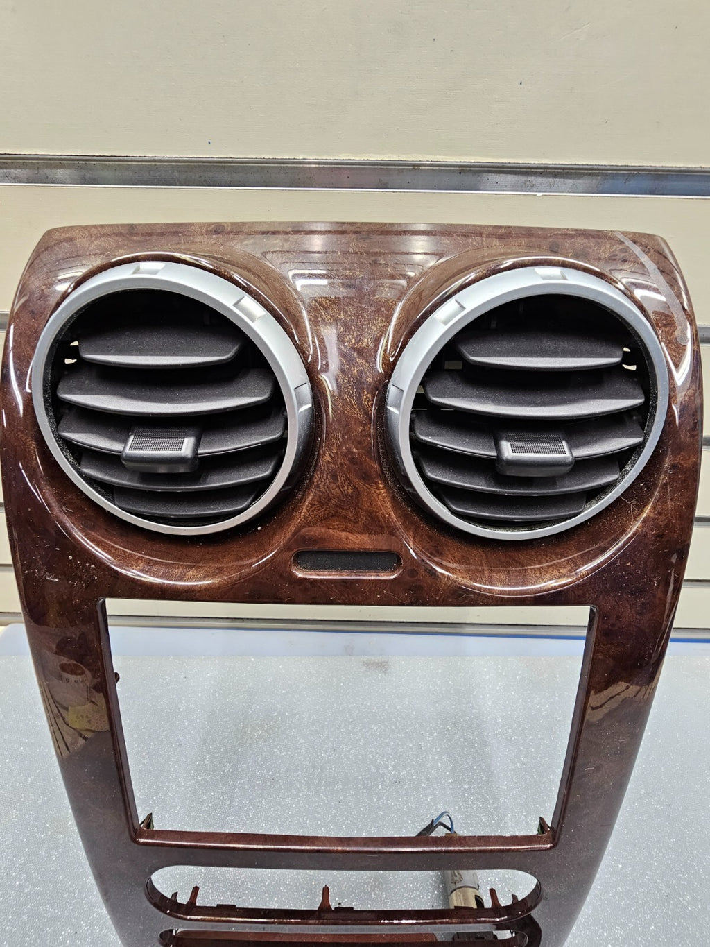 🔥05-09 FORD Taurus X / freestyle Center Dash Radio Climate Bezel Trim woodgrain