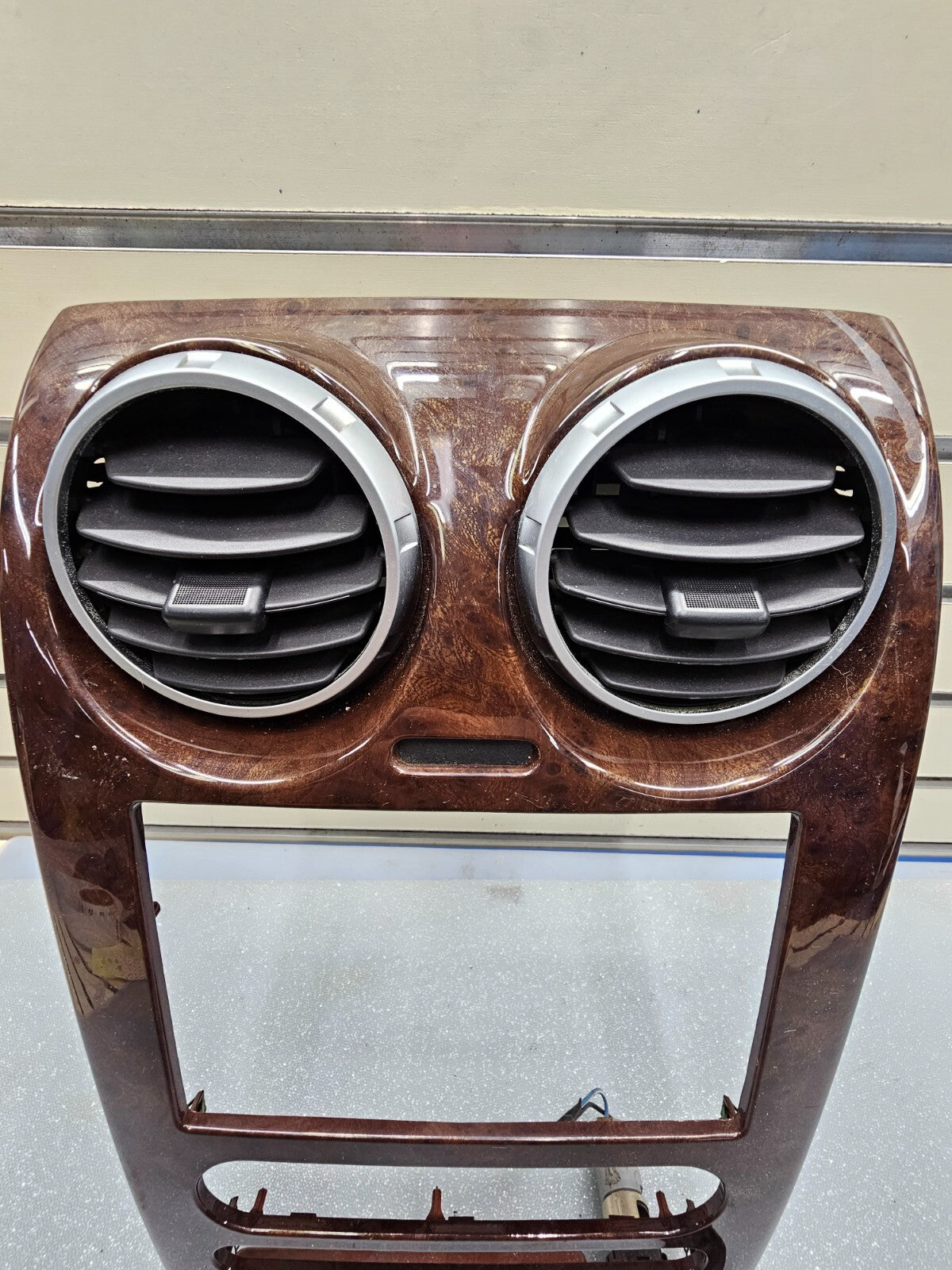 🔥05-09 FORD Taurus X / freestyle Center Dash Radio Climate Bezel Trim woodgrain