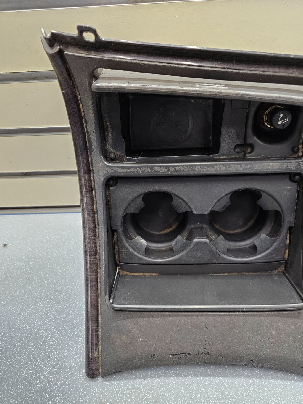 🔥99-02 CHEVY GMC Center Console Dash Trim Panel Ashtray Cup Drink Holder GRAY