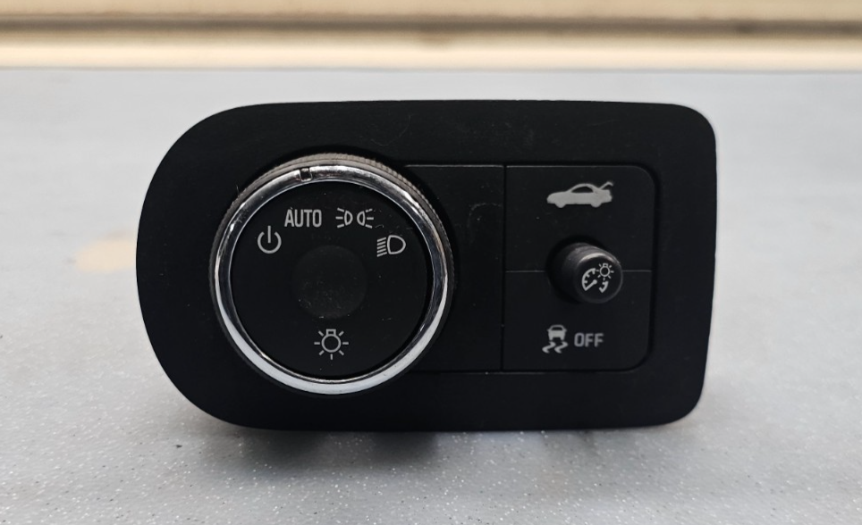 🔥06-12 CHEVY IMPALA DASH HEADLIGHT HEADLAMP DIMMER TRUNK CONTROL SWITCH BLACK