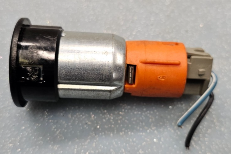 🔥99-25 explorer Expedition Cigarette Lighter Socket and Retainer Assembly BLACK