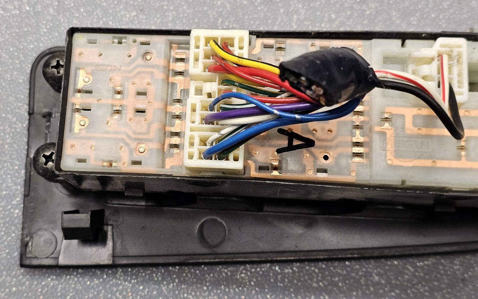 🔥04-08 Maxima Front Left Driver Master Power Window Switch Assembly Black