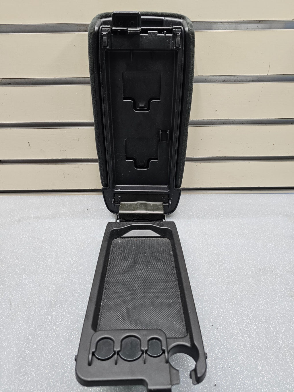 🔥03-07 ACCORD Acura TSX Center Console Armrest Storage Lid CLOTH BLACK L22