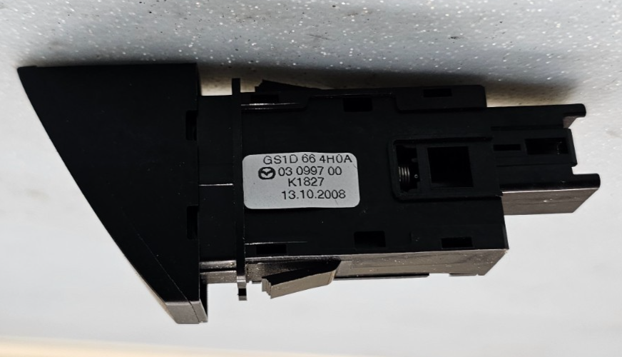 🔥2009-2013 MAZDA 6 DASH HAZARD LIGHT LAMP CONTROL SWITCH BLACK OEM