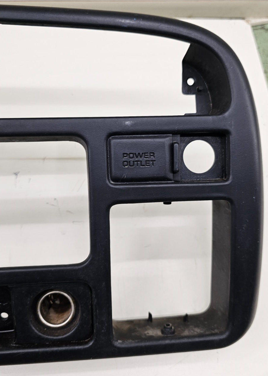 🔥94-97 Dodge Ram Dash Instrument Speedometer Cluster Trim Bezel Panel Black