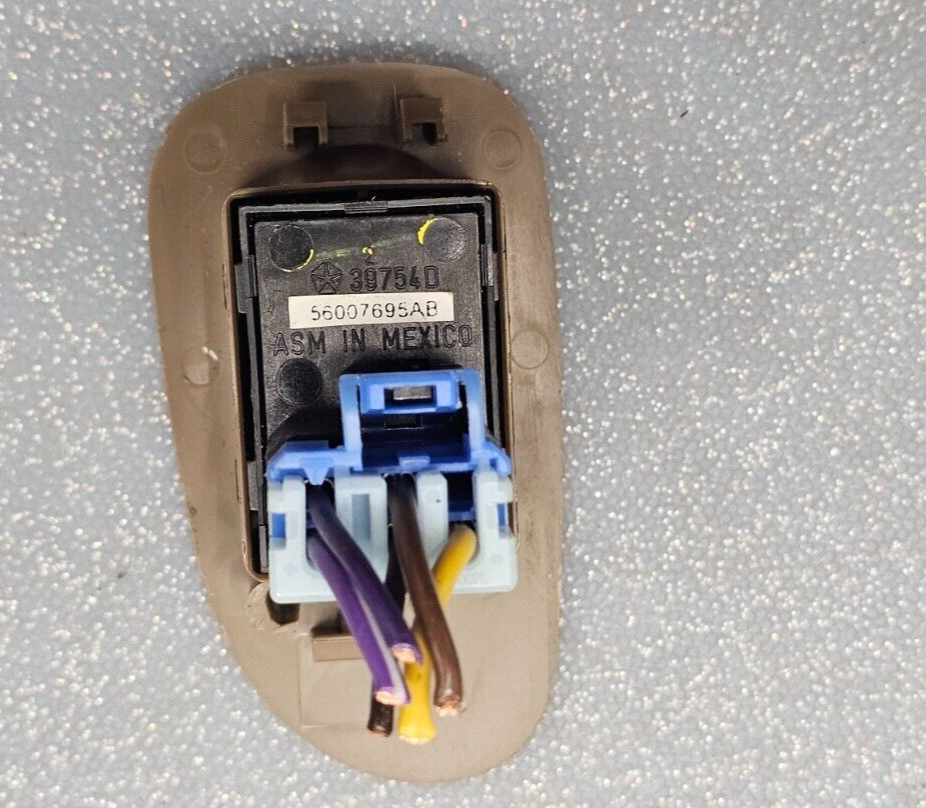 🔥98-00 Dakota 300M Concorde Right Passenger Power Window Control Switch Tan OEM