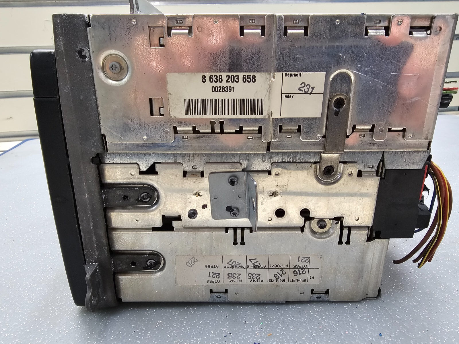 🔥00-02 MERCEDES-BENZ S430 AUDIO/NAVIGATION DOUBLE DIN HEAD UNIT ASSY A2537