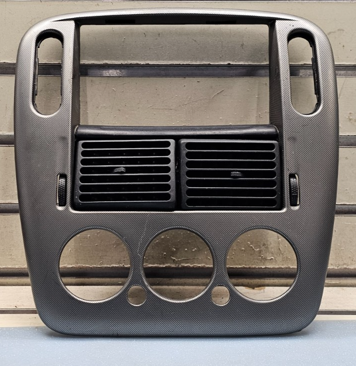 🔥02-05 FORD EXPLORER RADIO AUDIO CLIMATE TEMPERATURE CONTROL BEZEL SILVER