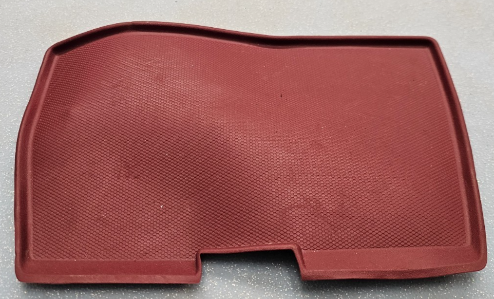 🔥10-15 Equinox Center Console Rubber Insert Mat Upper Dash Tray Liner RED OEM