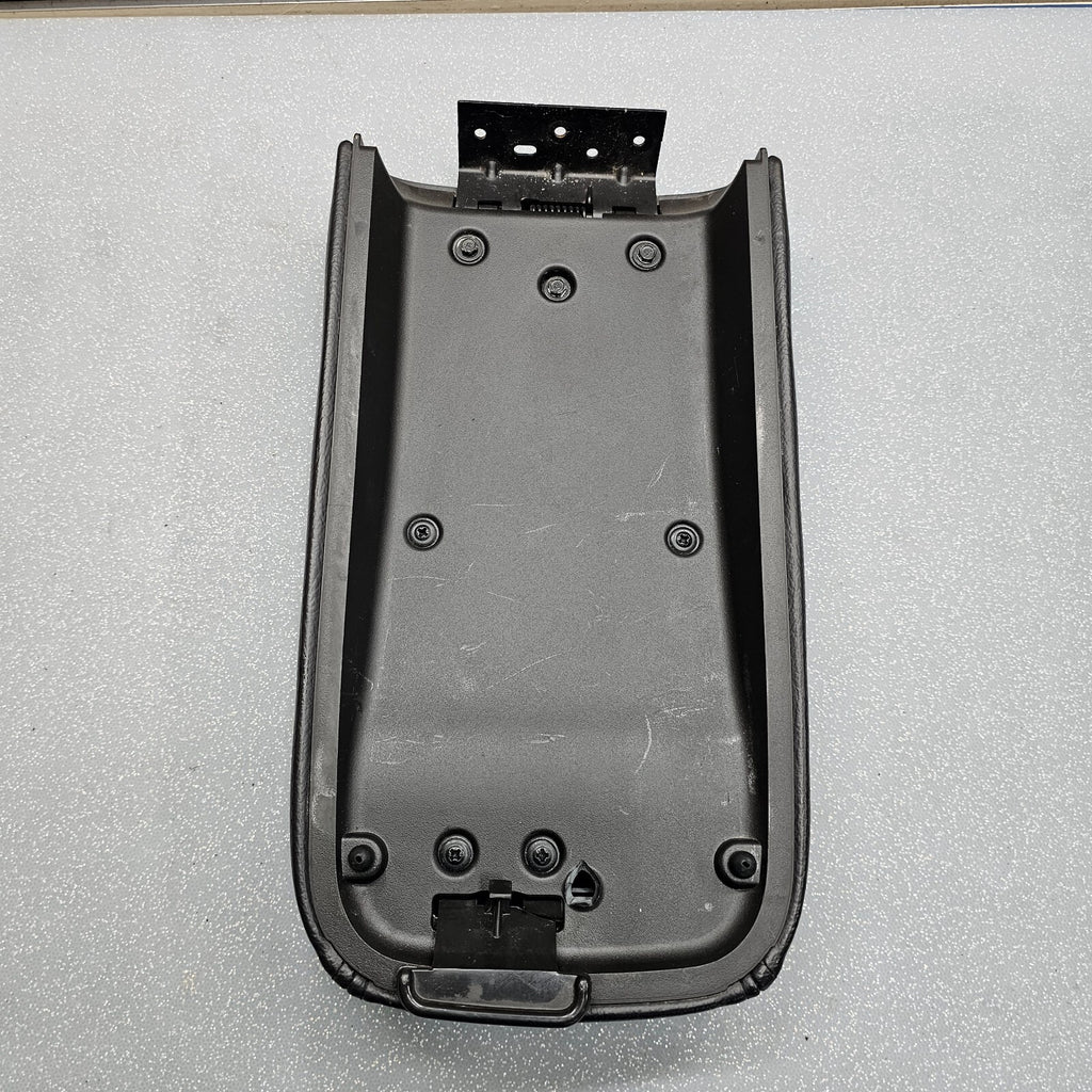 🔥02-09 Trailblazer ENVOY Center Console Armrest Lid Top Pad Cover LEATHER BLACK